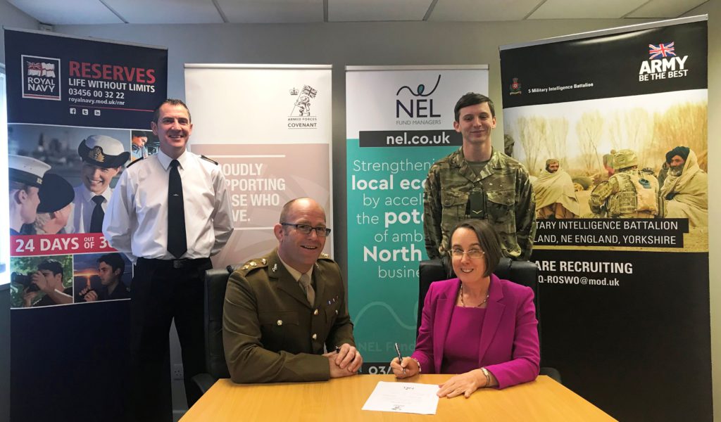 NEL FUND MANAGERS SIGNS ARMED FORCES COVENANT IN SUPPORT OF EX-SERVICES ENTREPRENEURS