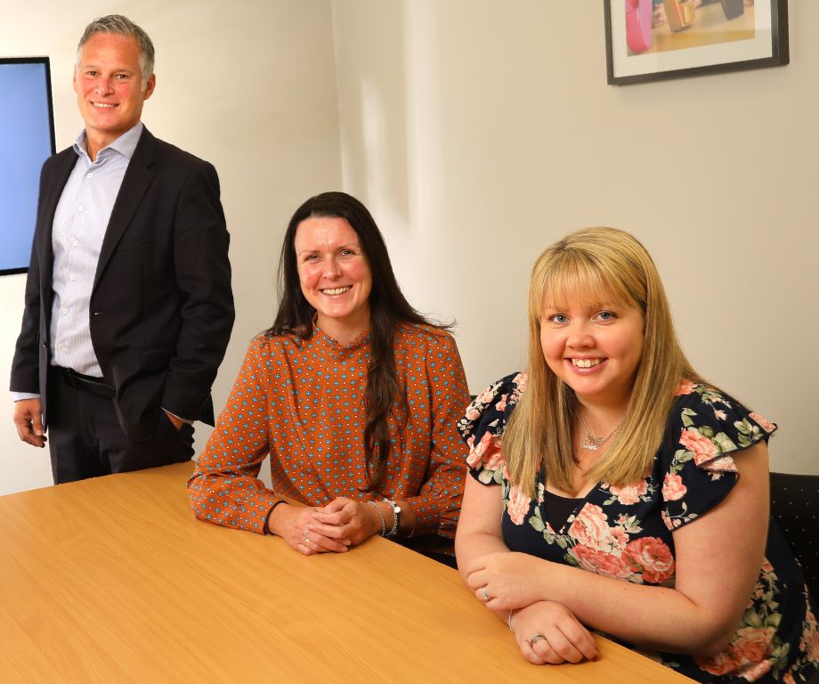 From left to right: Jonathan Luke, CEO, Susan Snowdon, Investment Executive, Sarah Carr, Investment Admin