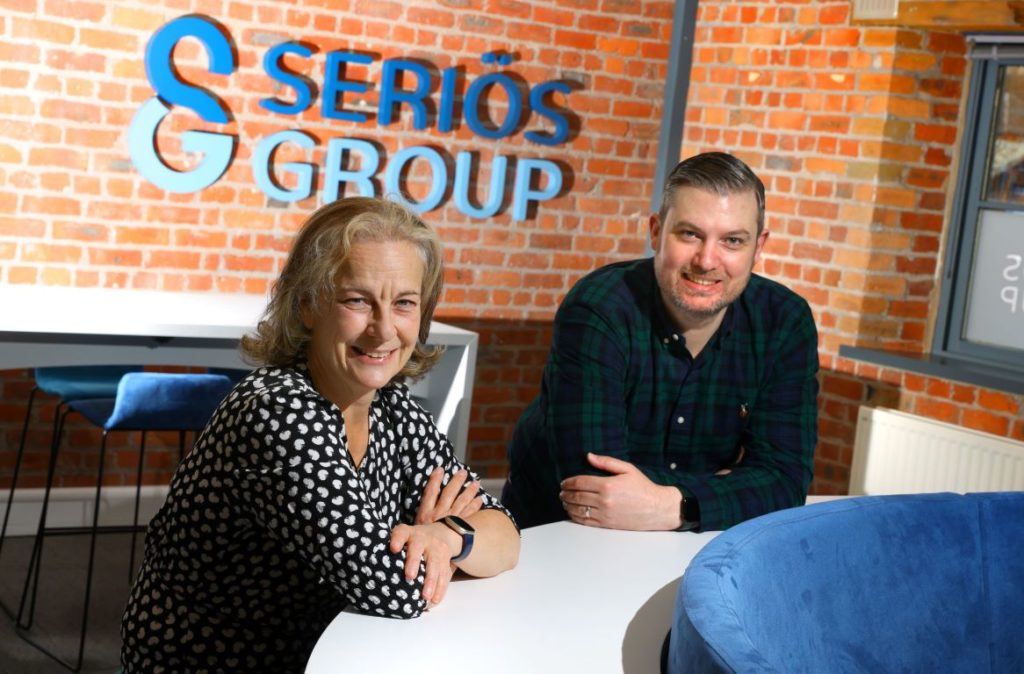 Jane Siddle, Senior Investment Executive at NEL Fund Managers, with Lee Rorison, CEO and co-founder at Seriös Group