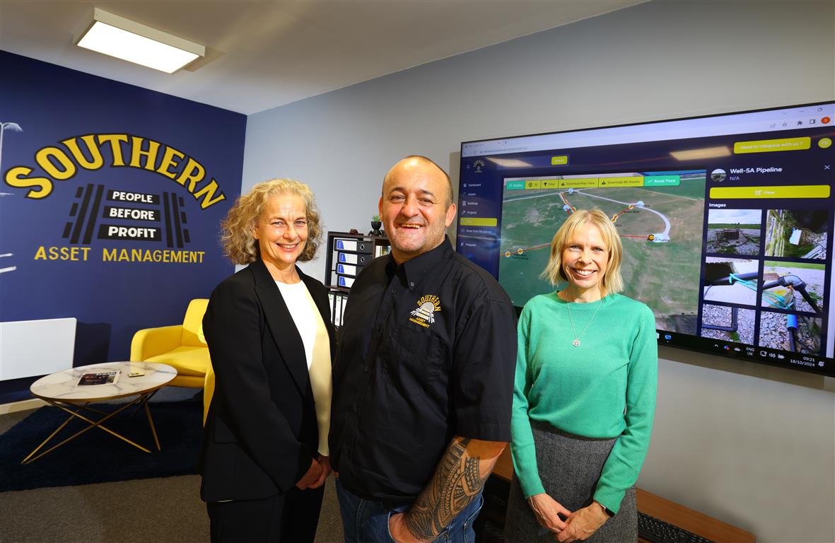 Image shows (from left), Jane Siddle, Senior Investment Executive at NEL Fund Managers, Steve Southern, CEO of Southern Asset Management and Sarah Newbould, Senior Manager at British Business Bank