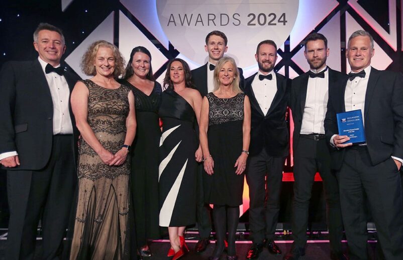 The NEL Fund Managers team celebrate having won the Alternative Finance Provider of the Year award at the North East Insider Dealmaker Awards 2024.