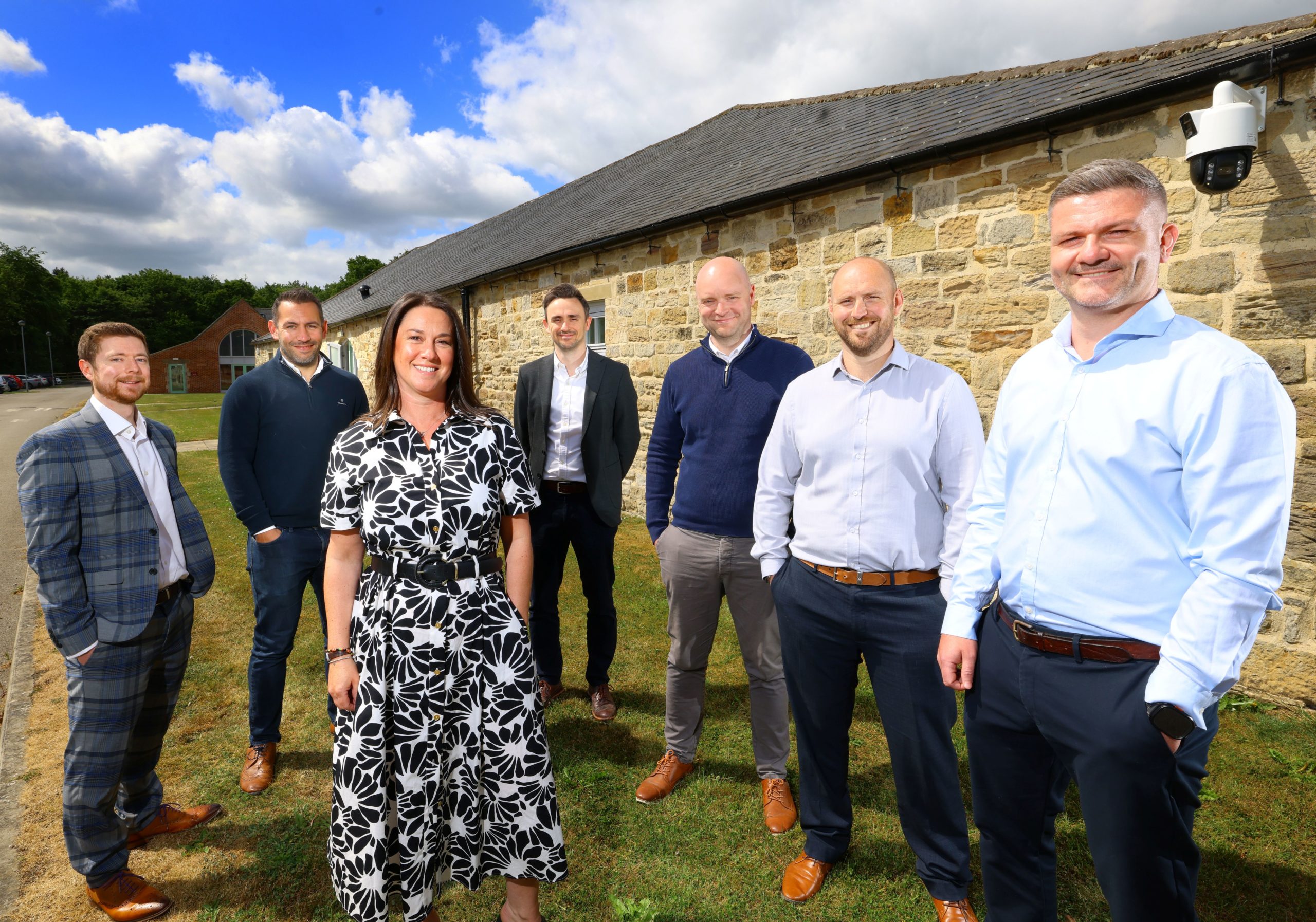 Pictured, from left to right, are Max Gilchrist, Mincoffs Solicitors' associate solicitor; David Cudlip, The Advisory Group director; Rachael Munro, NEL Fund Managers' investment executive; Graeme Harrison, CCBS director; and JH Partners Consulting Engineers' partners Shaun Lane, David Brown and Lee Nichols